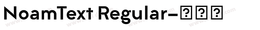 NoamText Regular字体转换 NoamText Regular字体转换